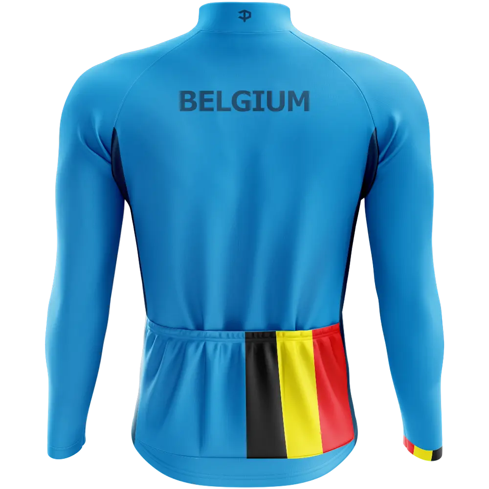 Belgium Elite Long Sleeve Cycling Jersey