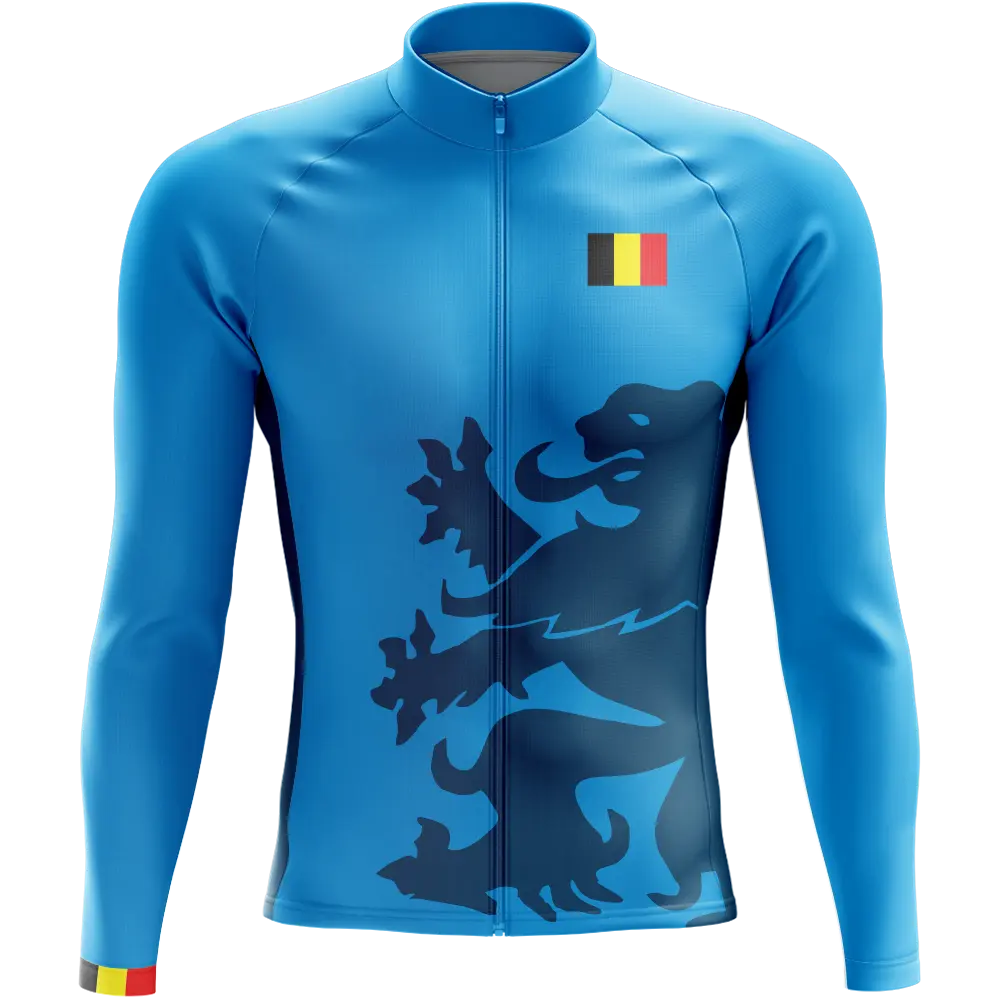 Belgium Elite Long Sleeve Cycling Jersey