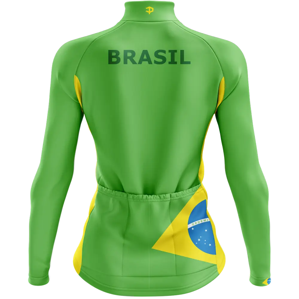 Brazil Elite Long Sleeve Cycling Jersey