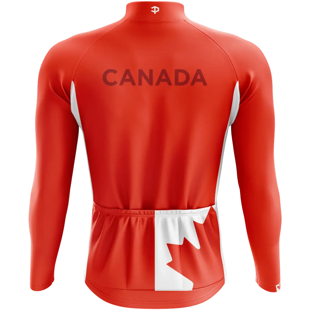 Canada Elite Long Sleeve Cycling Jersey