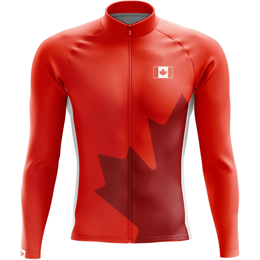 Canada Elite Long Sleeve Cycling Jersey