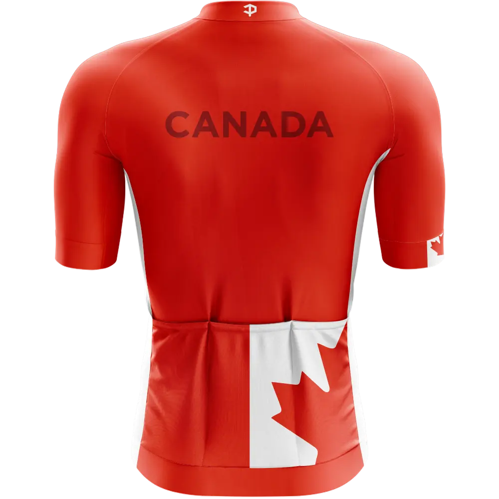 Canada Elite Short Sleeve Cycling Jersey