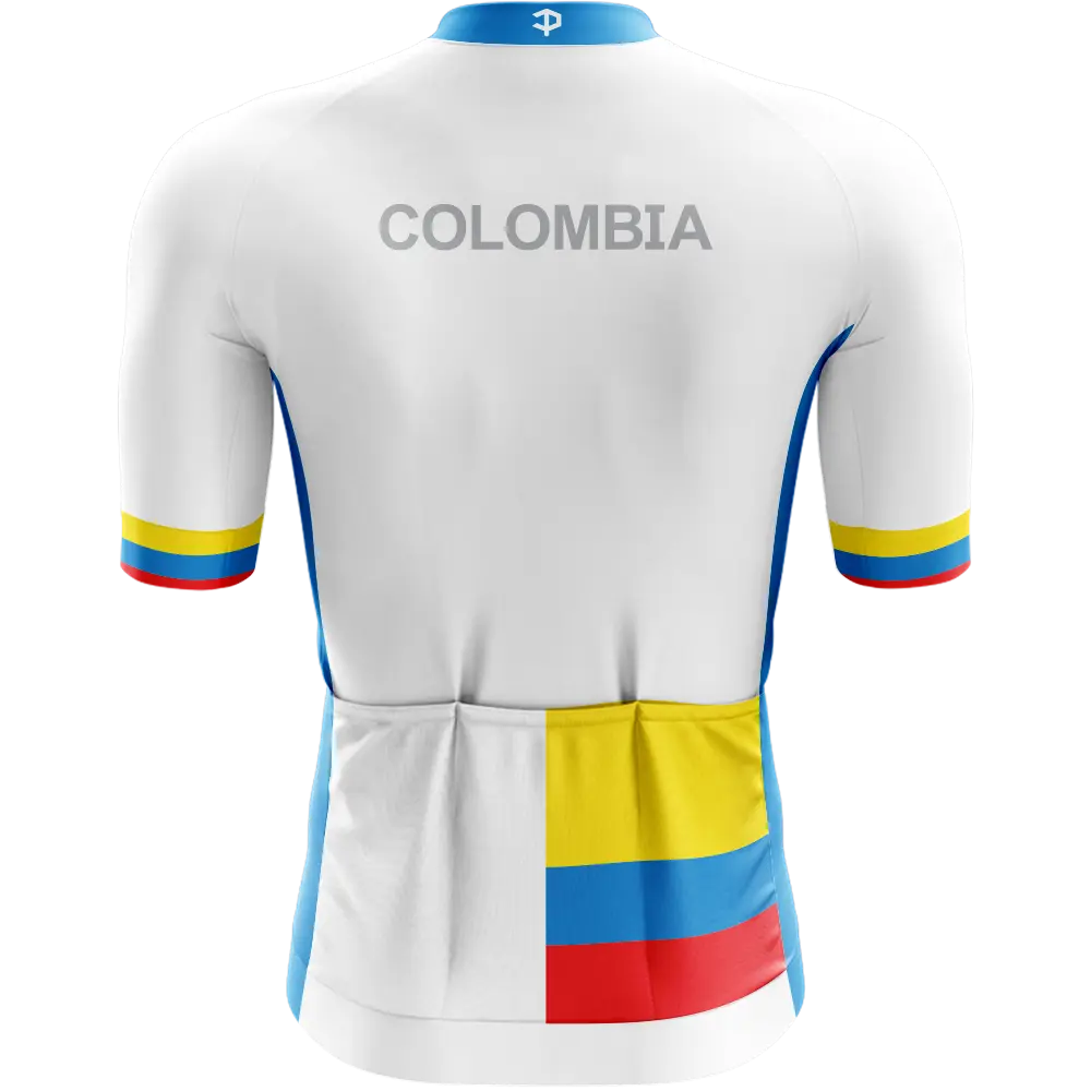 Colombia Elite Short Sleeve Cycling Jersey