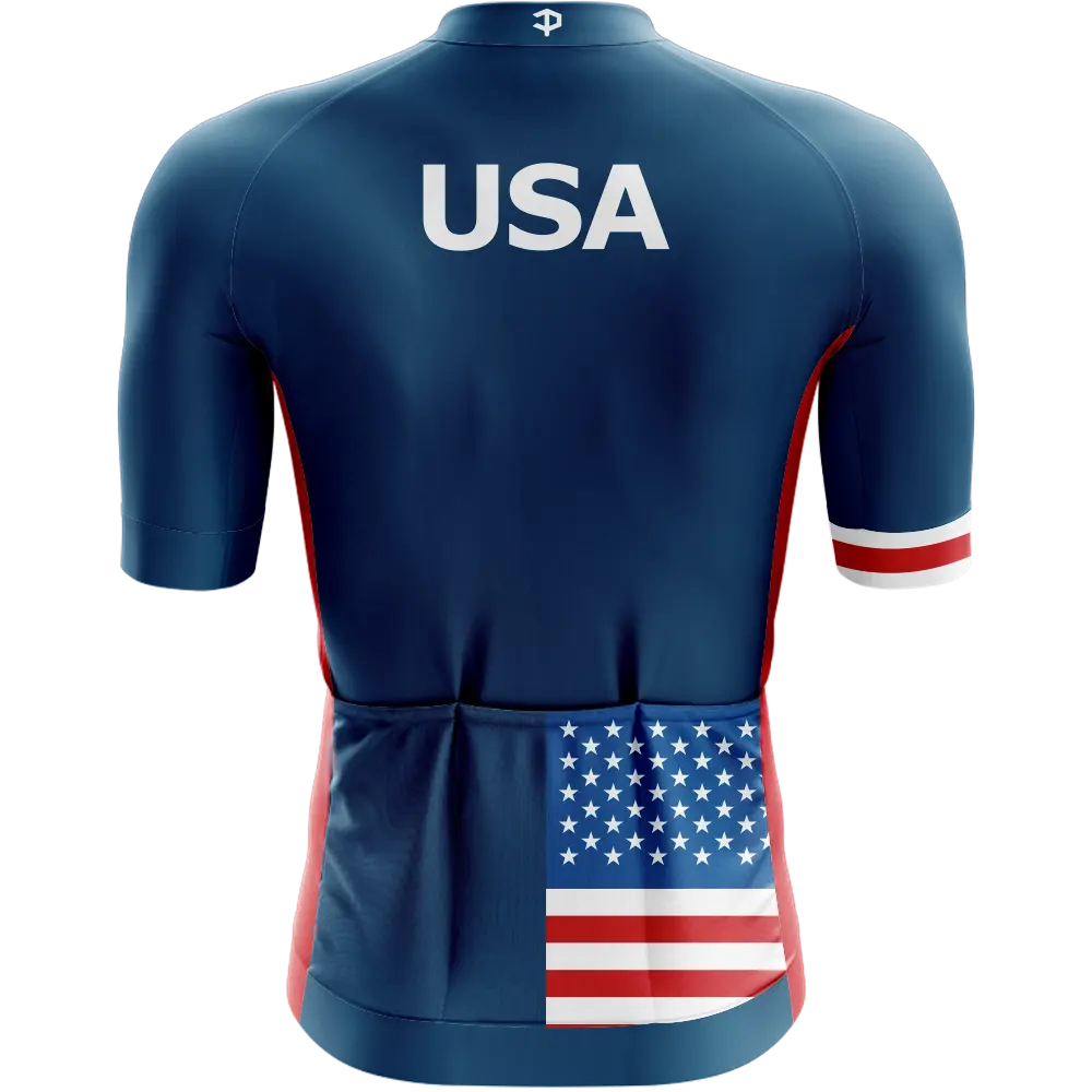 USA Elite Short Sleeve Cycling Jersey