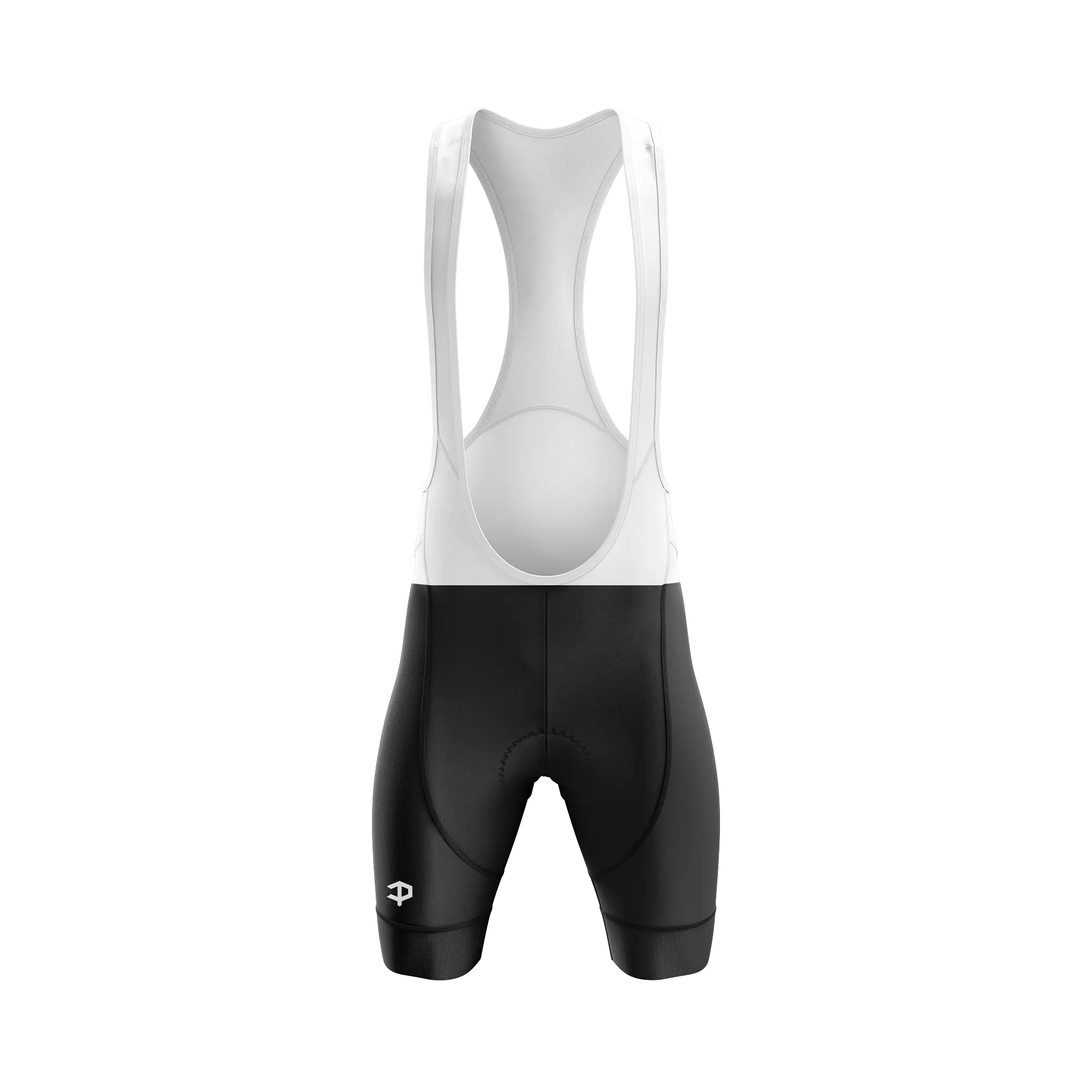 pedaled bib shorts Men's Signature White And Black Bib Shorts