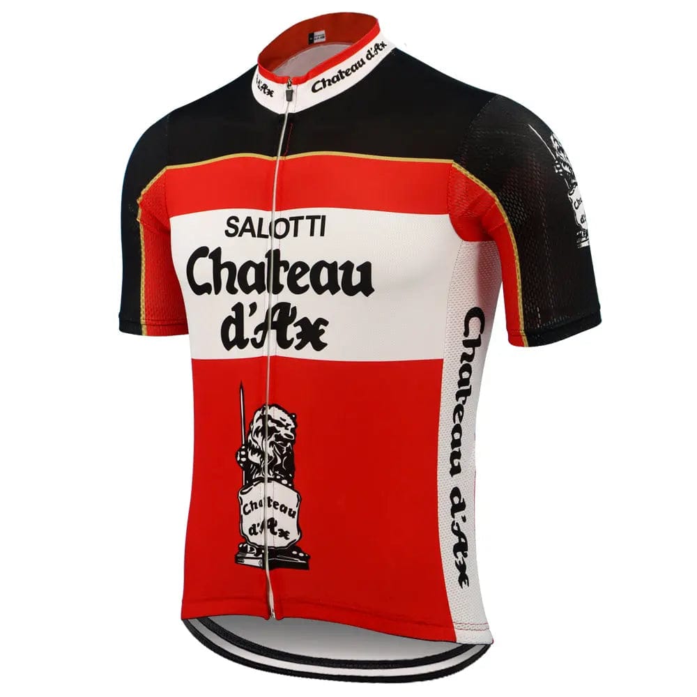 Chateau D'ax Retro Short Sleeve Cycling Jersey