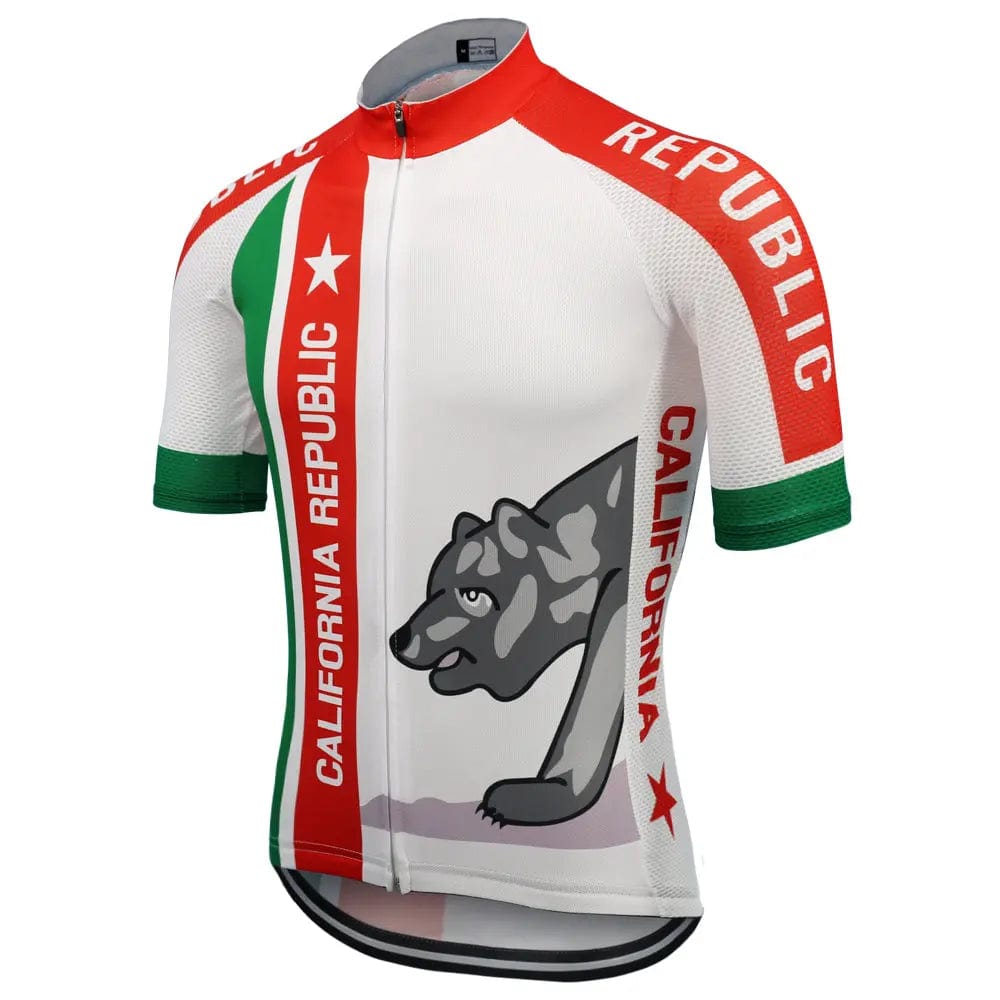 California Republic V5 Short Sleeve Cycling Jersey