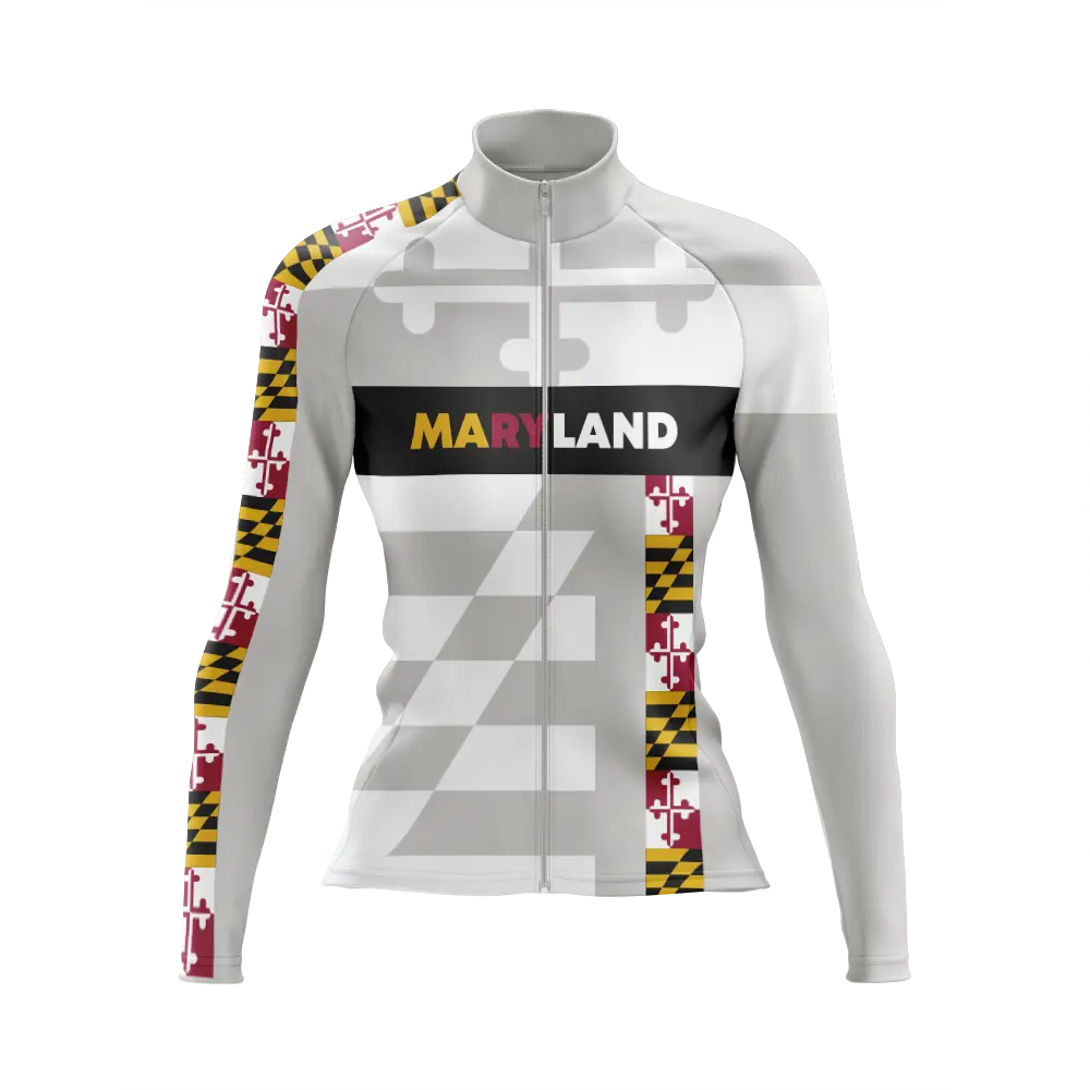 Women's Maryland Long Sleeve Cycling Jersey