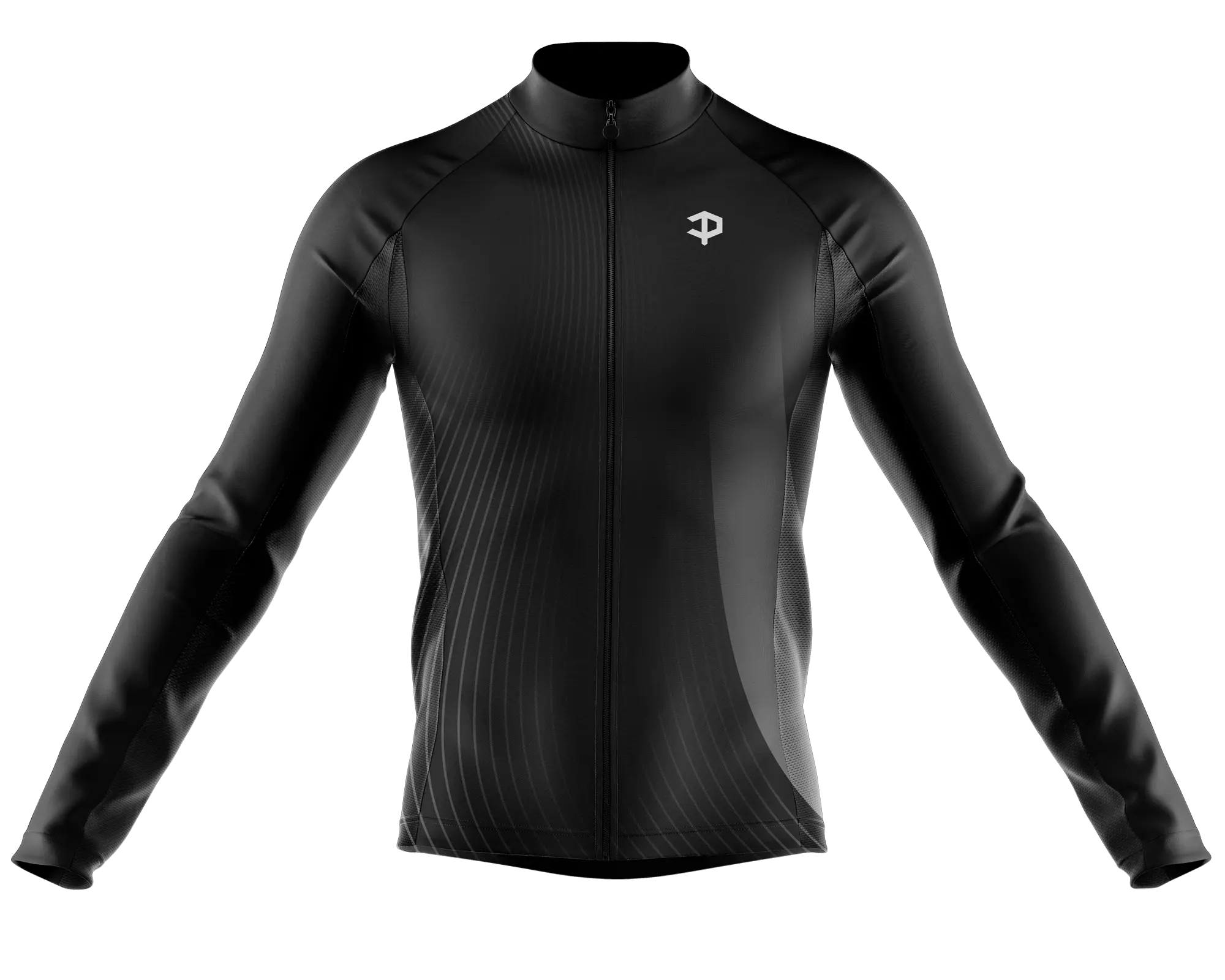 Full zip long 2024 sleeve cycling jersey