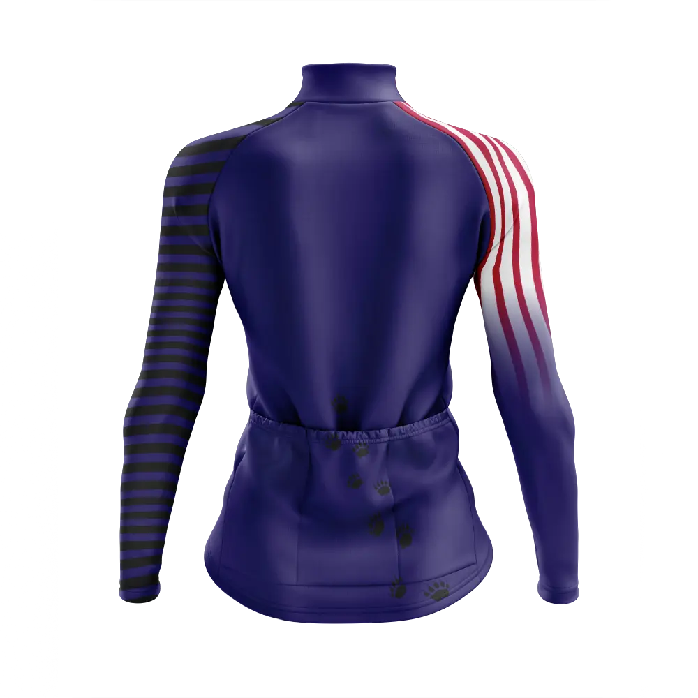 Women's Wisconsin Long Sleeve Cycling Jersey