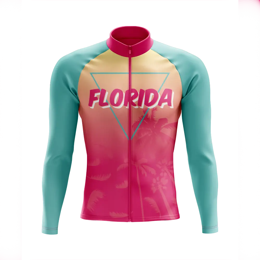 Men's Florida Long Sleeve Cycling Jersey