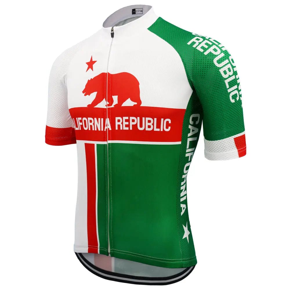 California Republic V6 Short Sleeve Cycling Jersey