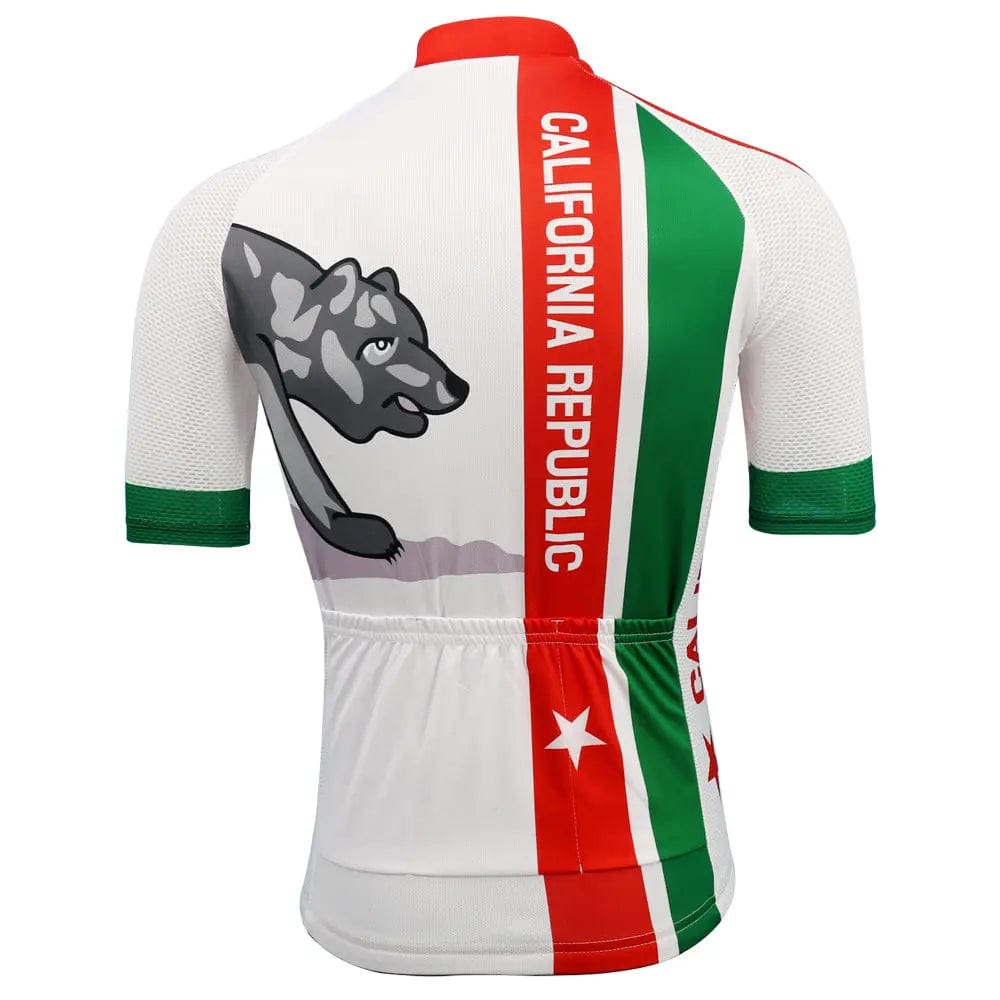 California Republic V6 Short Sleeve Cycling Jersey
