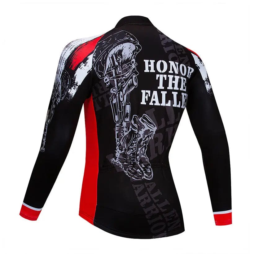 Honor The Fallen Long Sleeve Cycling Jersey