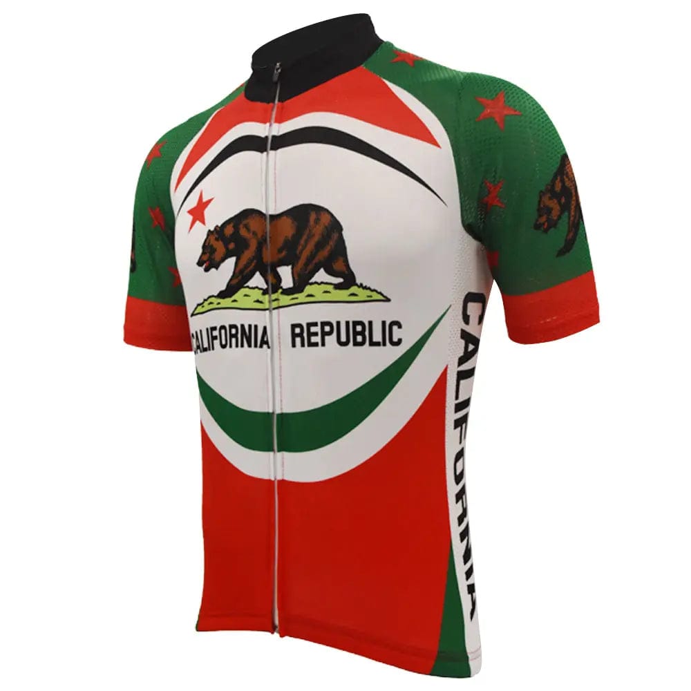 California Republic V3 Short Sleeve Cycling Jersey