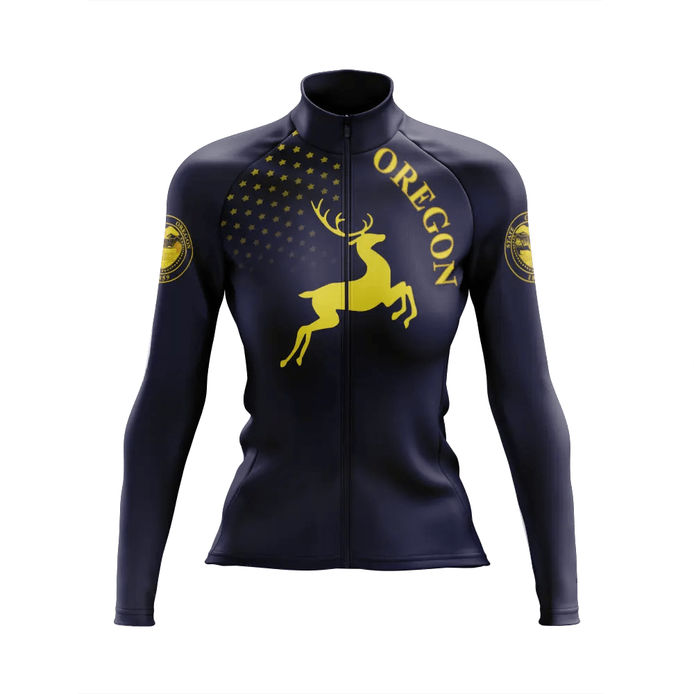 Women's Oregon Long Sleeve Cycling Jersey