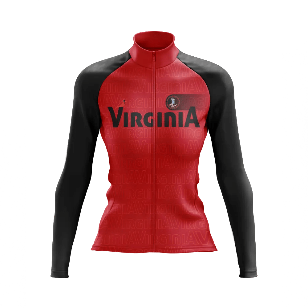 Women's Virginia Long Sleeve Cycling Jersey