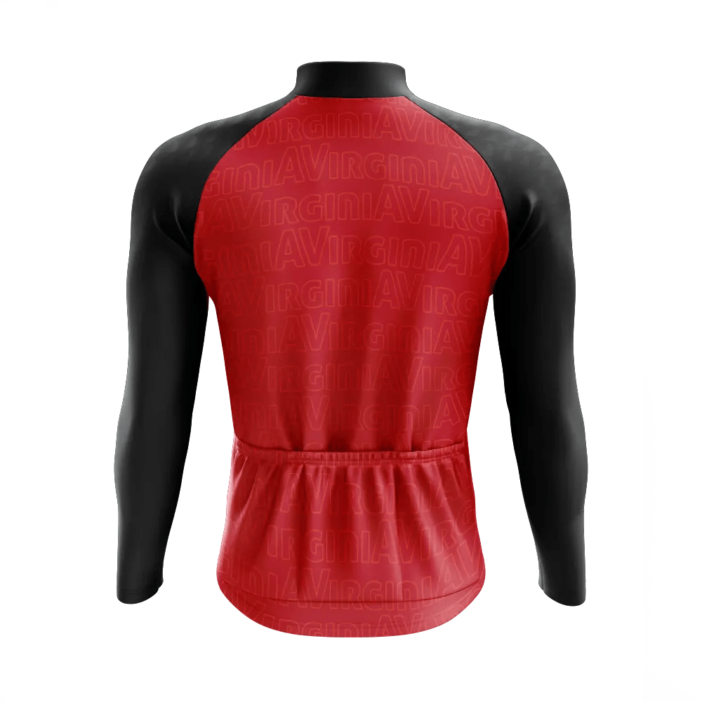 Men's Virginia Long Sleeve Cycling Jersey