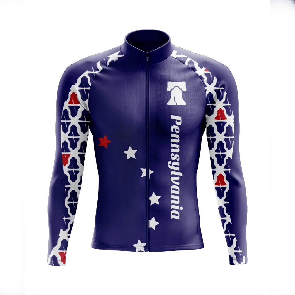 Men's Pennsylvania Long Sleeve Cycling Jersey