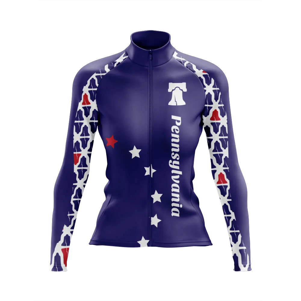 Women's Pennsylvania Long Sleeve Cycling Jersey