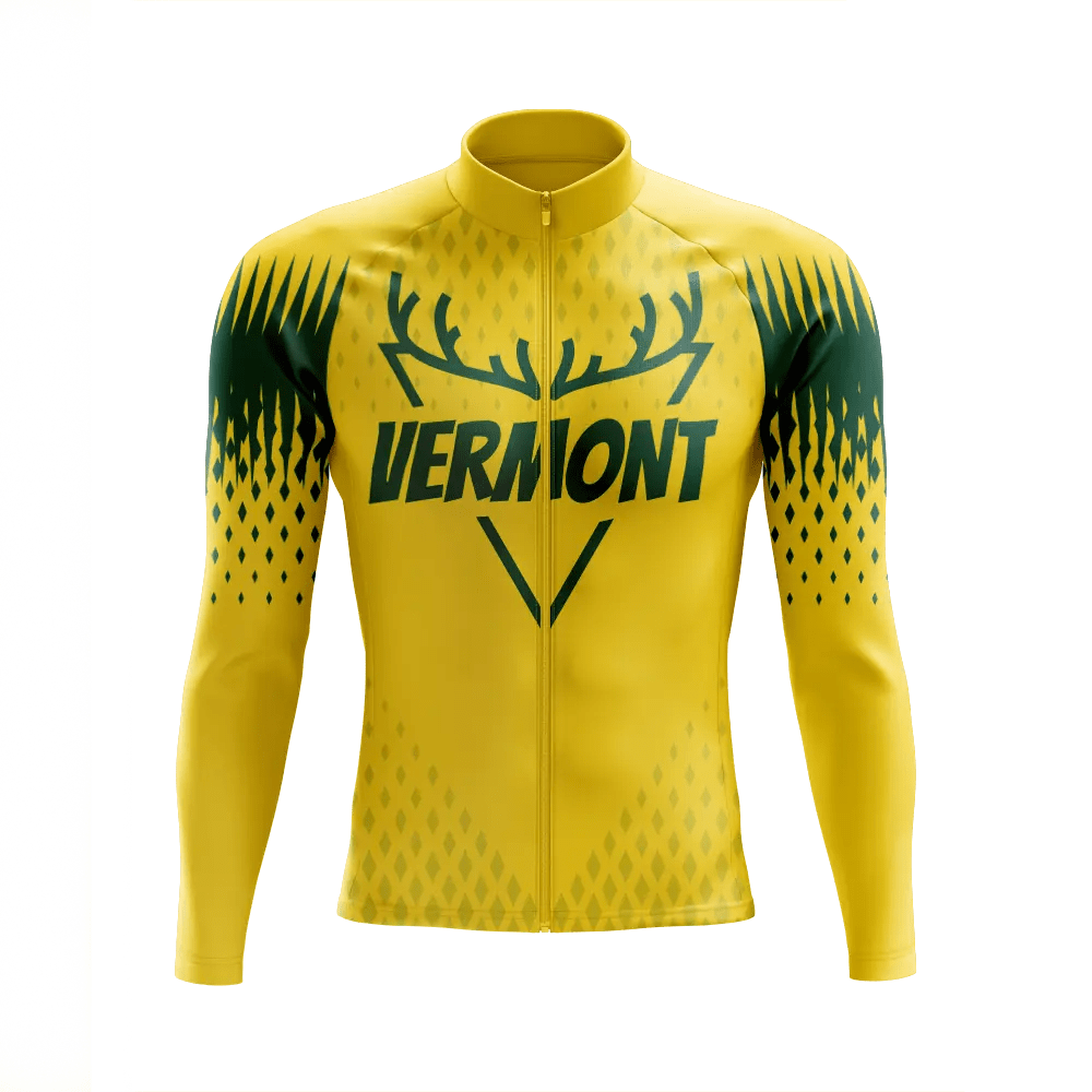 Men's Vermont Long Sleeve Cycling Jersey
