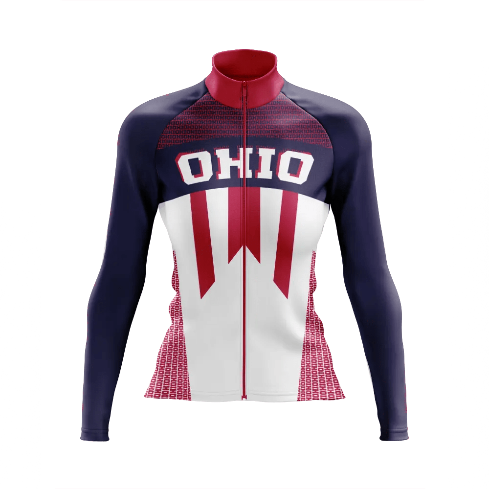 Women's Ohio Long Sleeve Cycling Jersey
