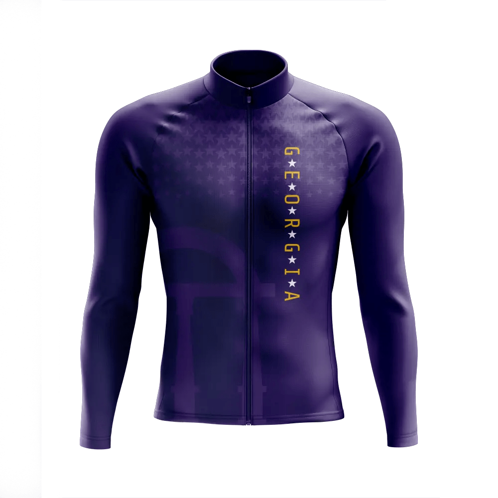 Men's Georgia Long Sleeve Cycling Jersey