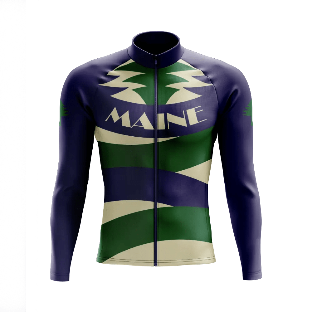 Men's Maine Long Sleeve Cycling Jersey