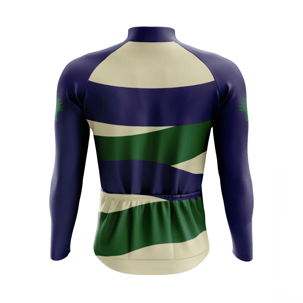 Men's Maine Long Sleeve Cycling Jersey