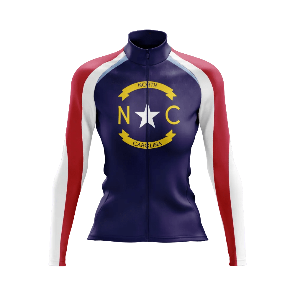 Women's North Carolina Long Sleeve Cycling Jersey