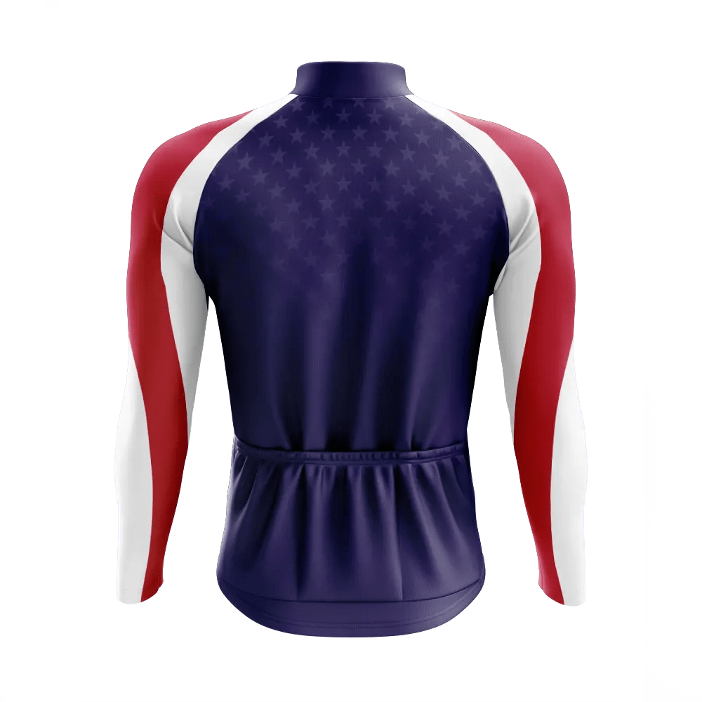 Men's North Carolina Long Sleeve Cycling Jersey