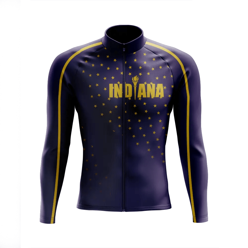 Men's Indiana Long Sleeve Cycling Jersey
