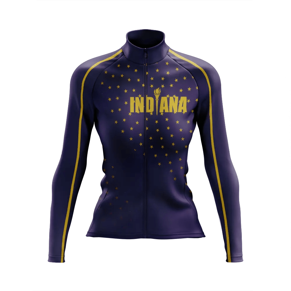Women's Indiana Long Sleeve Cycling Jersey
