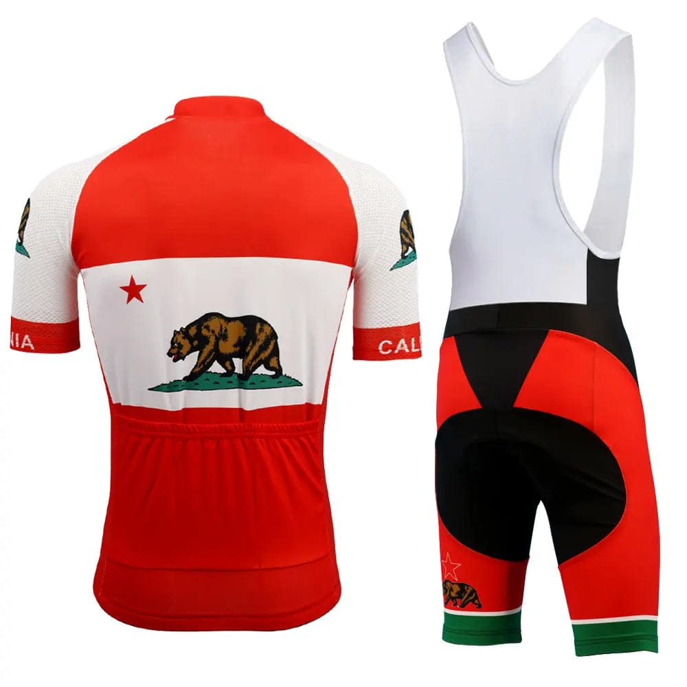 California Republic V4 Short Sleeve Cycling Set