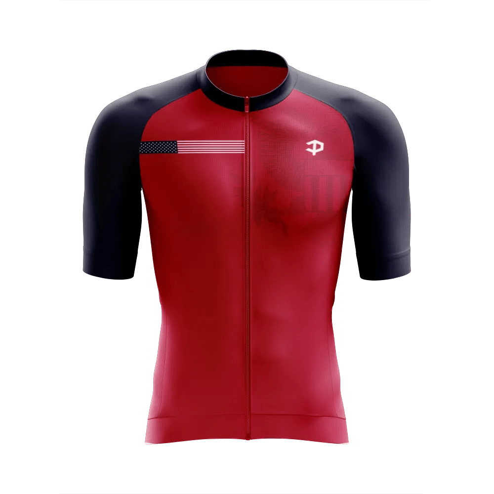 Men's USA Short Sleeve Cycling Jersey