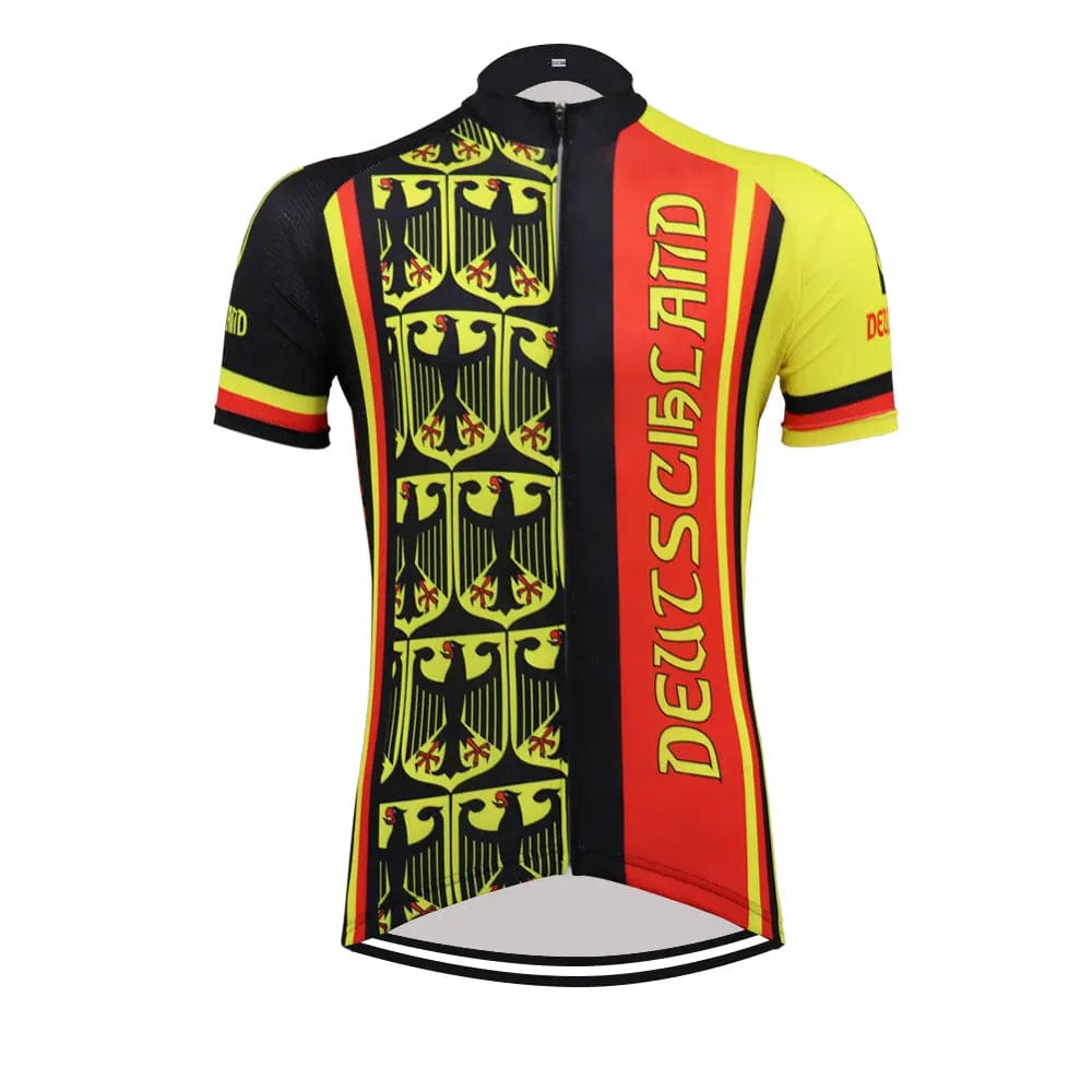 fahrradbekleidung deutschland Deutschland Germany Short Sleeve Cycling Jersey