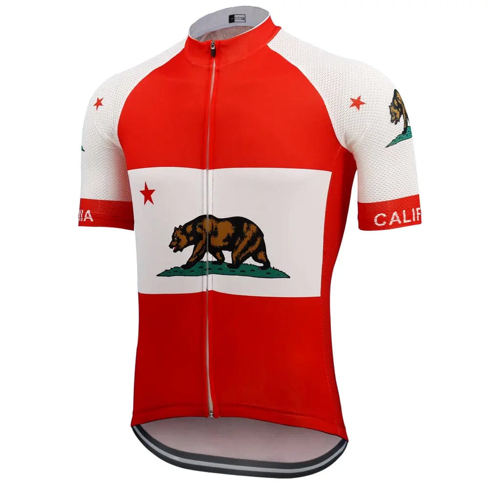 California Republic V4 Short Sleeve Cycling Jersey