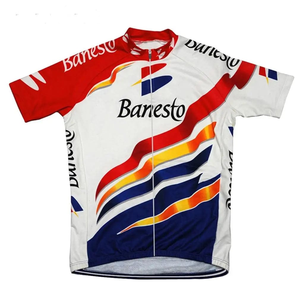 Banesto Retro Short Sleeve Cycling Jersey