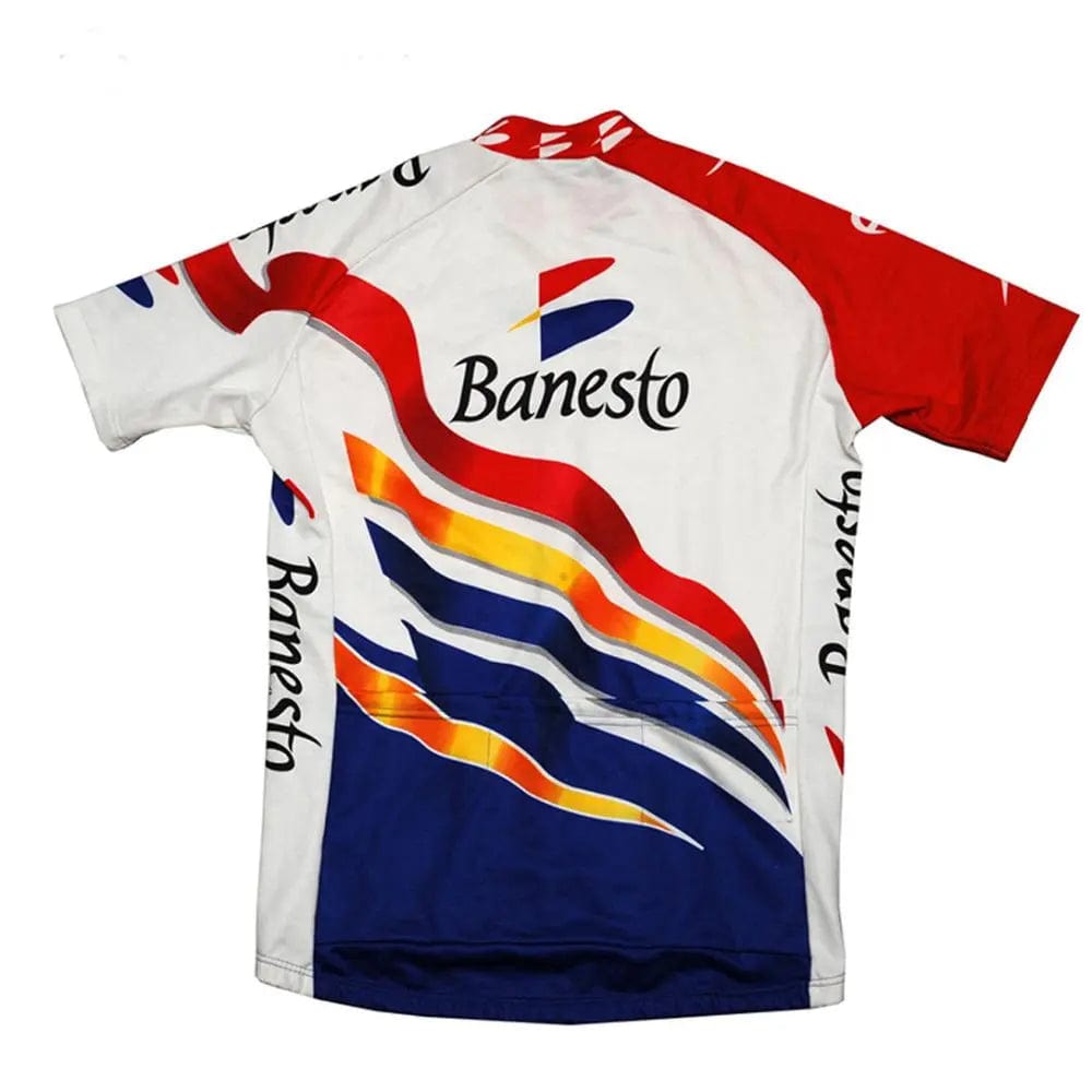Banesto Retro Short Sleeve Cycling Jersey