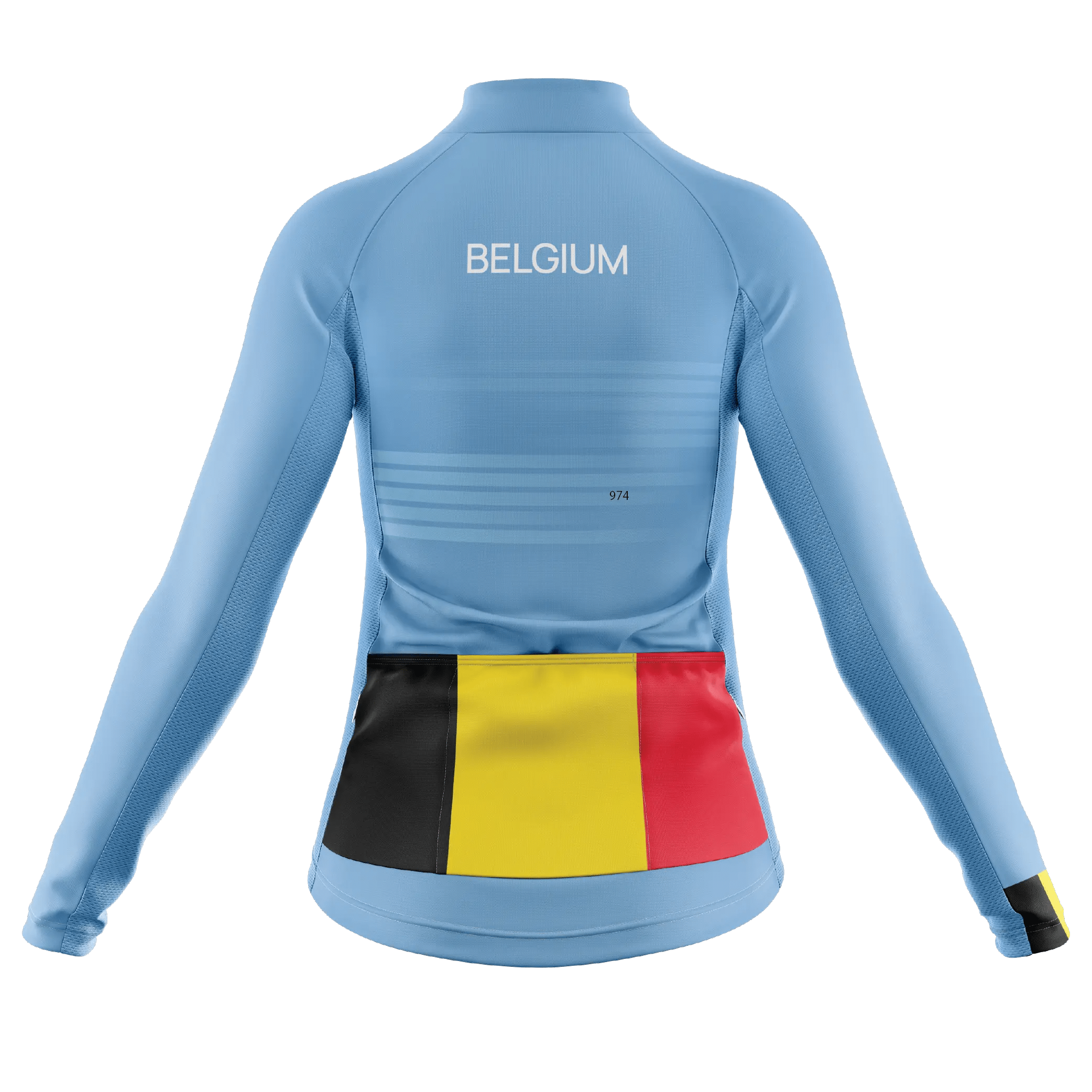 Belgium Long Sleeve Cycling Jersey