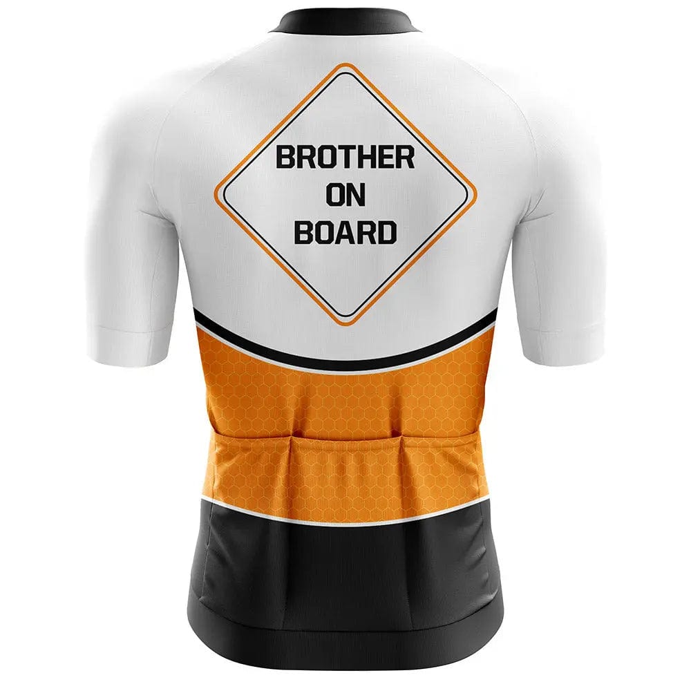 Men's Brother On Board Short Sleeve Cycling Jersey
