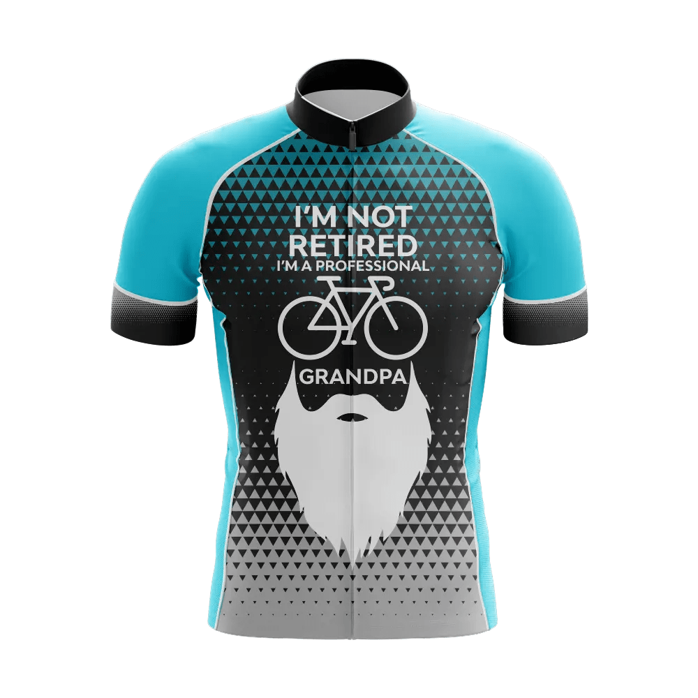 I m Not Retired I m A Professional Grandpa Short Sleeve Cycling Jerse Pedal Clothing