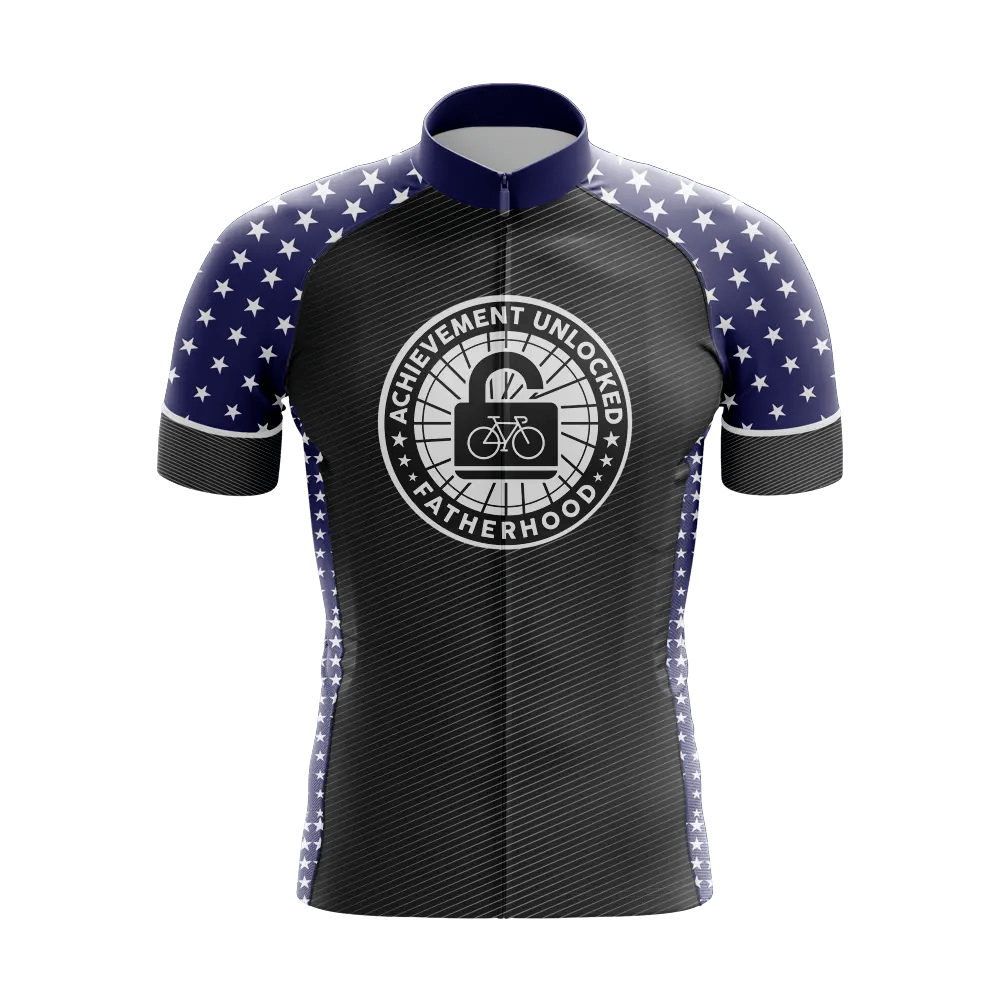 Achievement Unlocked: Fatherhood Short Sleeve Cycling Jersey