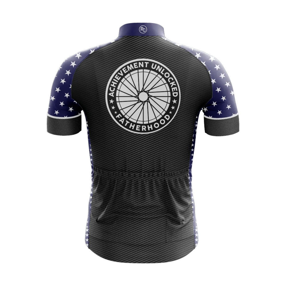Achievement Unlocked: Fatherhood Short Sleeve Cycling Jersey