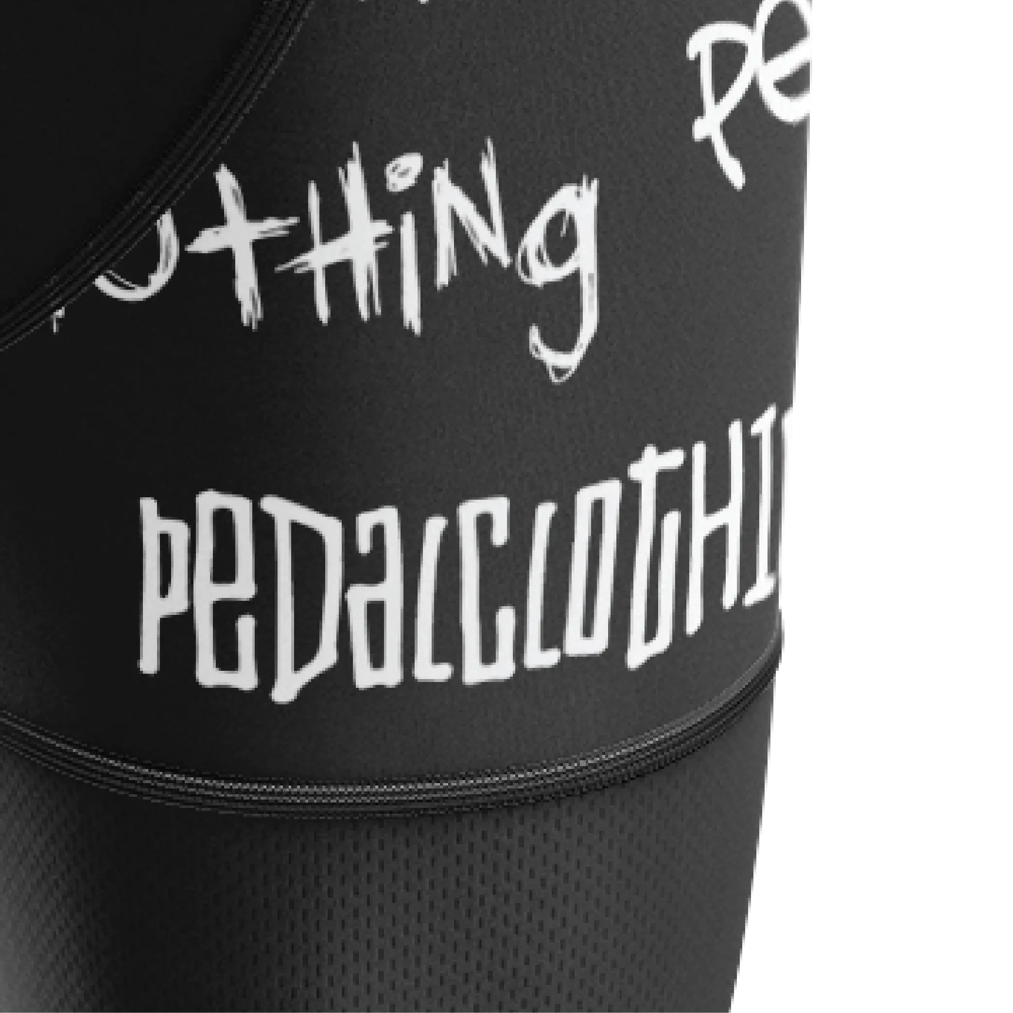 Men's White Grunge V2 Bib Shorts