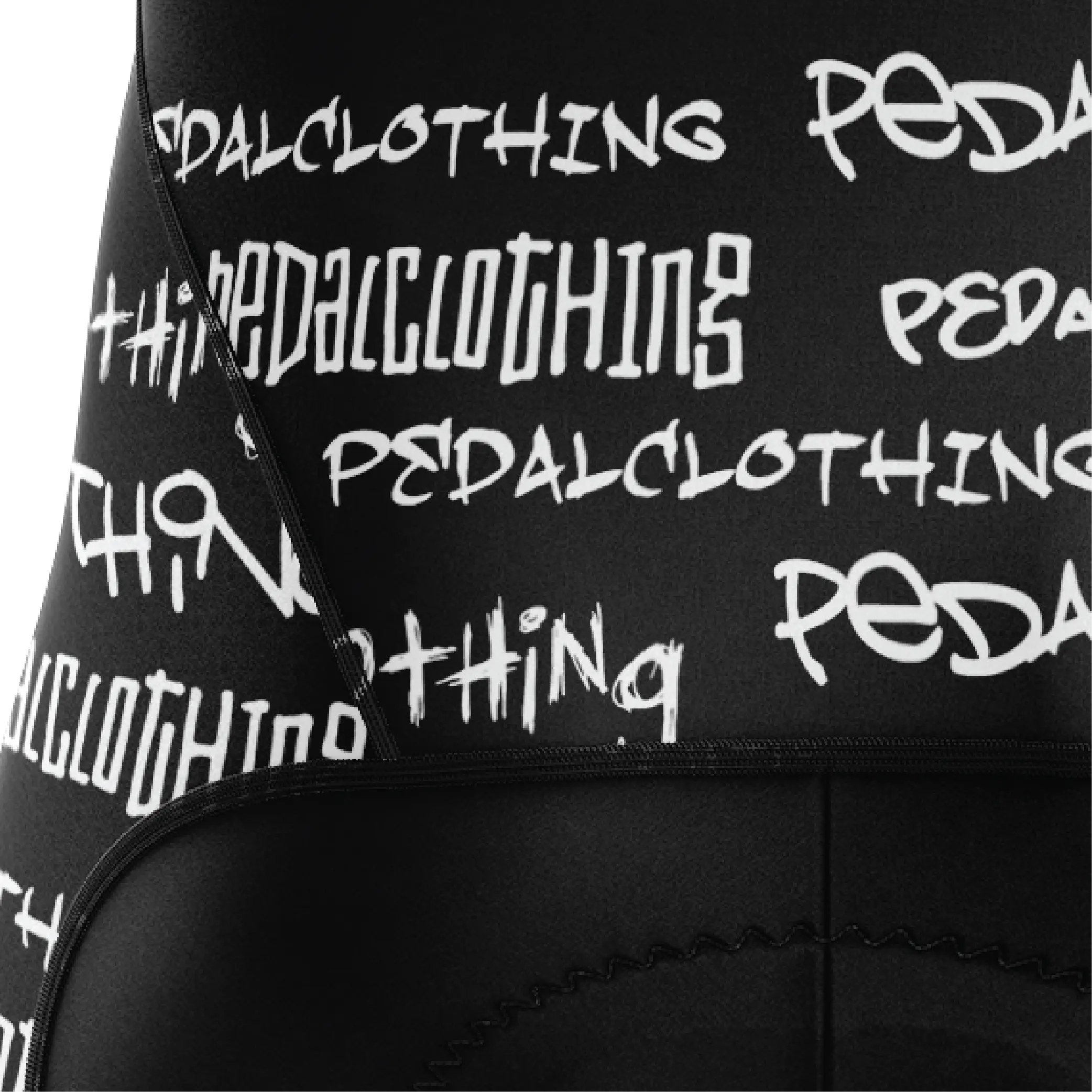 Men's White Grunge V2 Bib Shorts