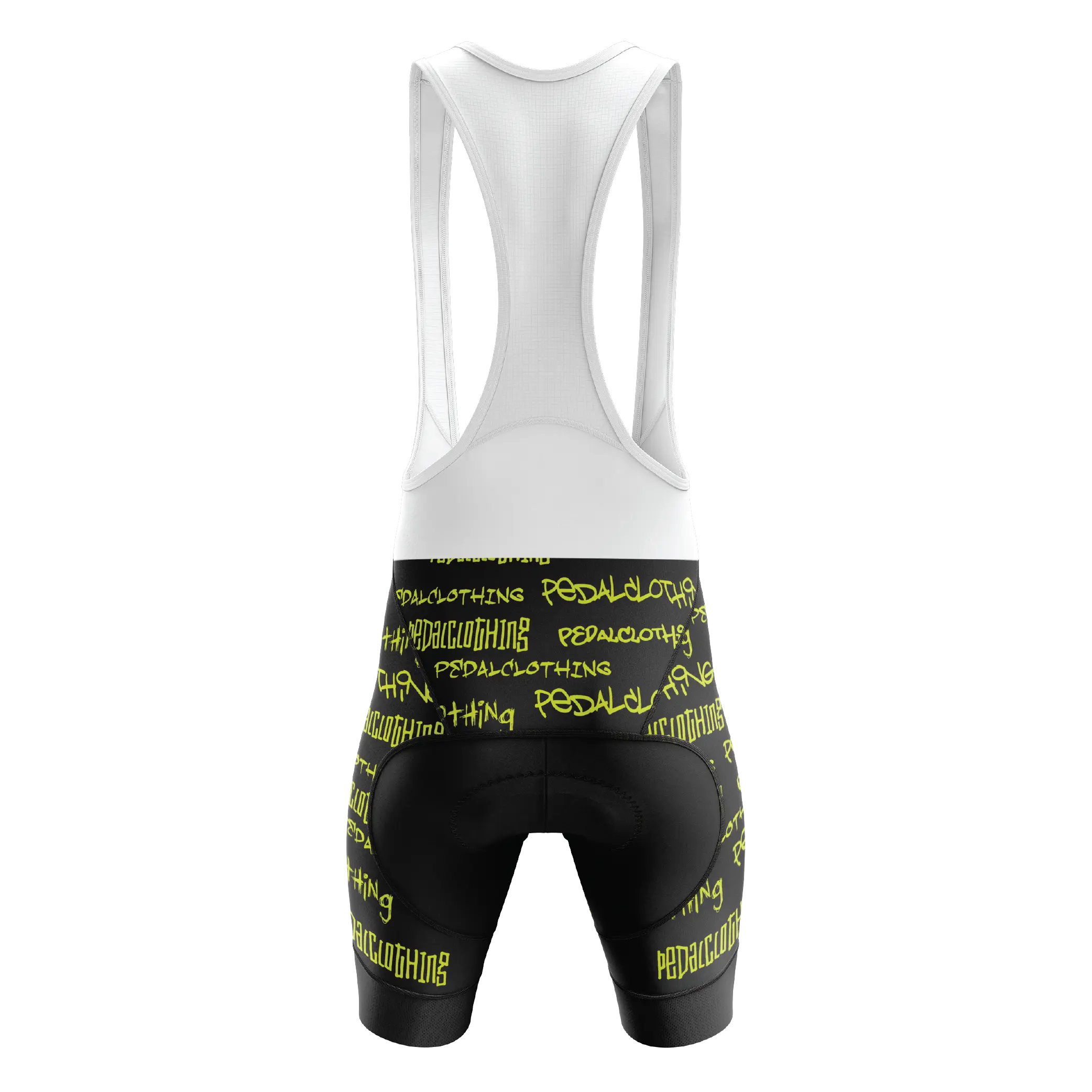 Men's Yellow Grunge V2 Bib Shorts