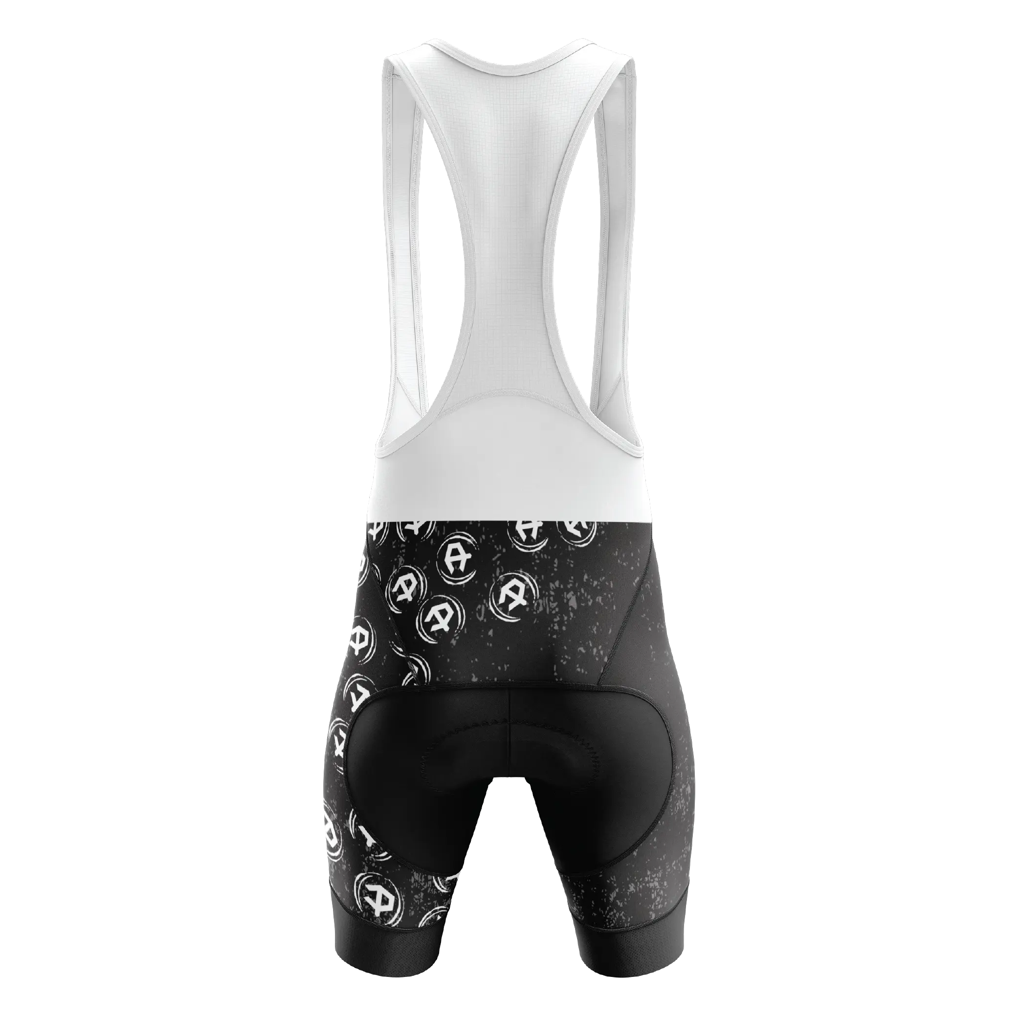 Women's Black Grunge V3 Bib Shorts