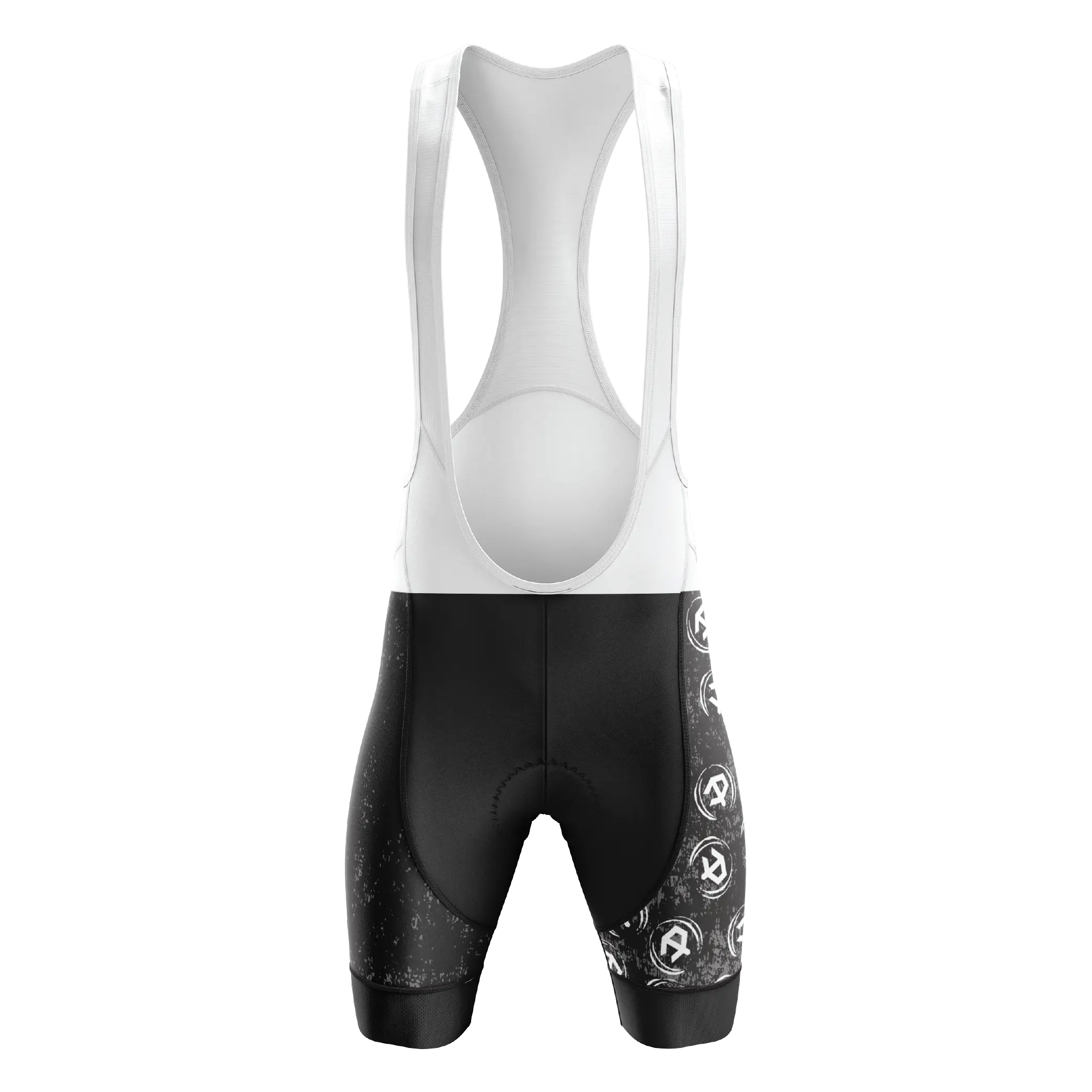 Women's Black Grunge V3 Bib Shorts