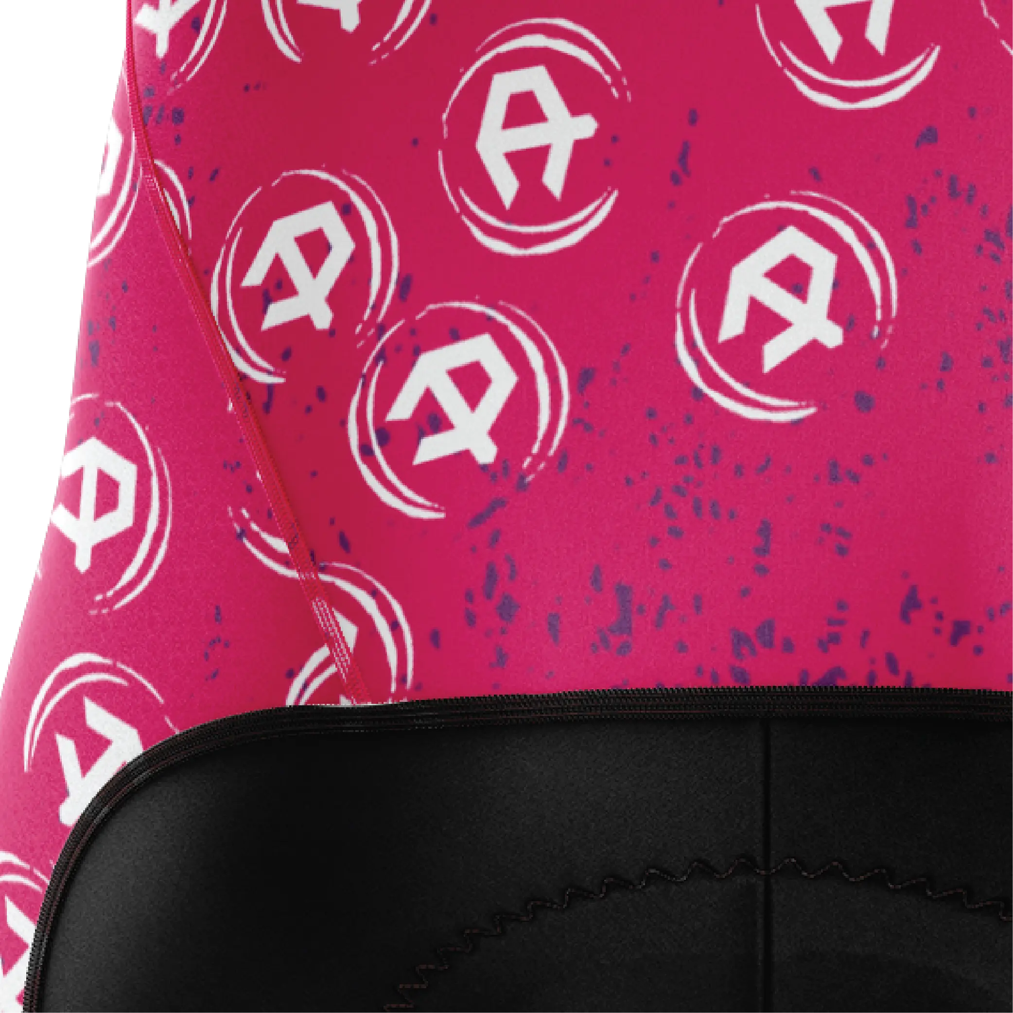 Women's Purple Grunge V3 Bib Shorts